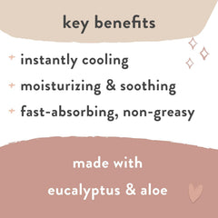 The Honest Company Mama Chill Soothing Jelly, Cooling Formula for Itchy Dry Growing Belly, Aloe and Eucalyptus Infused, 4 fl oz